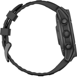 Smartwatch GARMIN Fenix E, 47mm, AMOLED, Glass, Otel inoxidabil, Wi-Fi, GPS, Android/iOS, Slate Gray Black Smartwatch GARMIN Fenix E, 47mm, AMOLED, Glass, Otel inoxidabil, Wi-Fi, GPS, Android/iOS, Slate Gray Black
