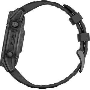 Smartwatch GARMIN Fenix E, 47mm, AMOLED, Glass, Otel inoxidabil, Wi-Fi, GPS, Android/iOS, Slate Gray Black Smartwatch GARMIN Fenix E, 47mm, AMOLED, Glass, Otel inoxidabil, Wi-Fi, GPS, Android/iOS, Slate Gray Black