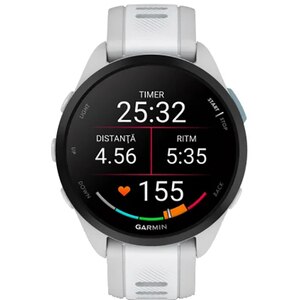 Smartwatch GARMIN Forerunner 165 43mm, GPS, Android/iOS, silicon, Mist Gray/Whitestone Smartwatch GARMIN Forerunner 165 43mm, GPS, Android/iOS, silicon, Mist Gray/Whitestone