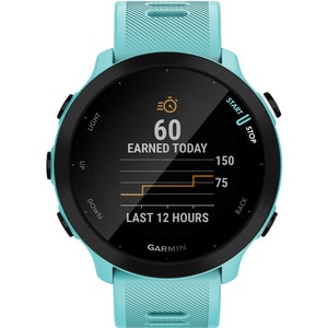Smartwatch GARMIN Forerunner 55 42mm, GPS, Android/iOS, silicon, Aqua Smartwatch GARMIN Forerunner 55 42mm, GPS, Android/iOS, silicon, Aqua