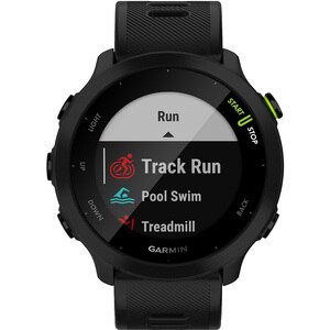 Smartwatch GARMIN Forerunner 55 42mm, GPS, Android/iOS, silicon, Black Smartwatch GARMIN Forerunner 55 42mm, GPS, Android/iOS, silicon, Black