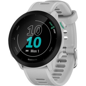 Smartwatch GARMIN Forerunner 55 42mm, GPS, Android/iOS, silicon, White Smartwatch GARMIN Forerunner 55 42mm, GPS, Android/iOS, silicon, White