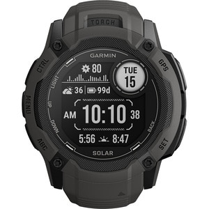 Smartwatch GARMIN Instinct 2X Solar 50mm, GPS, Android/iOS, silicon, Graphite Smartwatch GARMIN Instinct 2X Solar 50mm, GPS, Android/iOS, silicon, Graphite