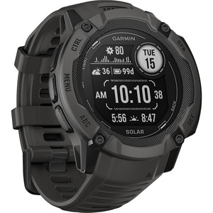 Smartwatch GARMIN Instinct 2X Solar 50mm, GPS, Android/iOS, silicon, Graphite Smartwatch GARMIN Instinct 2X Solar 50mm, GPS, Android/iOS, silicon, Graphite
