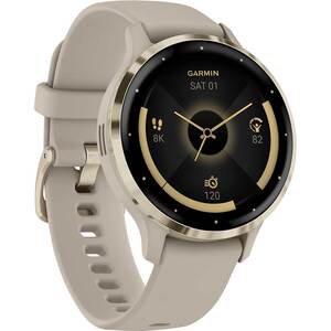 Smartwatch GARMIN Venu 3S 41mm, Wi-Fi, GPS, Android/iOS, silicon, French Gray/Soft Gold Smartwatch GARMIN Venu 3S 41mm, Wi-Fi, GPS, Android/iOS, silicon, French Gray/Soft Gold