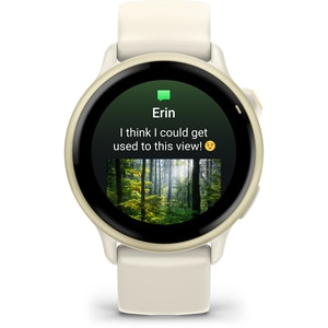 Smartwatch GARMIN Vivoactive 6 42mm, Wi-Fi, GPS, Android/iOS, silicon, Bone/Lunar Gold Smartwatch GARMIN Vivoactive 6 42mm, Wi-Fi, GPS, Android/iOS, silicon, Bone/Lunar Gold