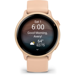 Smartwatch GARMIN Vivoactive 6 42mm, Wi-Fi, GPS, Android/iOS, silicon, Pink Dawn Smartwatch GARMIN Vivoactive 6 42mm, Wi-Fi, GPS, Android/iOS, silicon, Pink Dawn