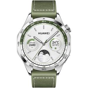 Smartwatch HUAWEI Watch GT4 46mm, GPS, Android/iOS, Green Woven Strap Smartwatch HUAWEI Watch GT4 46mm, GPS, Android/iOS, Green Woven Strap