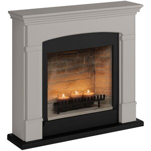 Semineu decorativ cu lumanari TAGU ZenFlame Helmi Light Beige, MDF, bej Semineu decorativ cu lumanari TAGU ZenFlame Helmi Light Beige, MDF, bej