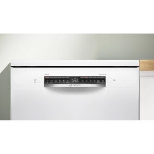 Masina de spalat vase independenta BOSCH SMS4HTW16E, 13 seturi, 6 programe, 60 cm, Clasa C, Wi-Fi, alb Masina de spalat vase independenta BOSCH SMS4HTW16E, 13 seturi, 6 programe, 60 cm, Clasa C, Wi-Fi, alb