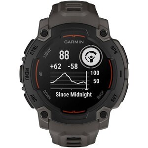 Smartwatch GARMIN Instinct E, 45 mm, GPS, Android/iOS, silicon, Charcoal Smartwatch GARMIN Instinct E, 45 mm, GPS, Android/iOS, silicon, Charcoal