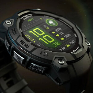 Smartwatch GARMIN Instinct 3, 45mm, GPS, Android/iOS, silicon, Negru Smartwatch GARMIN Instinct 3, 45mm, GPS, Android/iOS, silicon, Negru