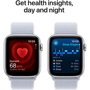 APPLE Watch SE (2nd Gen) V2, GPS + Cellular, 40mm, Silver Aluminium Case, Blue Cloud Sport Loop APPLE Watch SE (2nd Gen) V2, GPS + Cellular, 40mm, Silver Aluminium Case, Blue Cloud Sport Loop