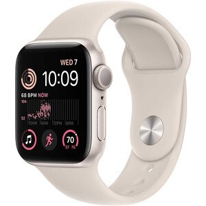 APPLE Watch SE (2nd Gen) V2, GPS, 40mm Starlight Sport Aluminium Case, Starlight Sport Band - S/M APPLE Watch SE (2nd Gen) V2, GPS, 40mm Starlight Sport Aluminium Case, Starlight Sport Band - S/M
