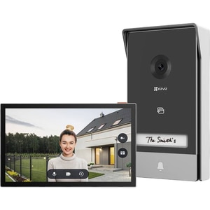 Kit interfon video inteligent EZVIZ HP7, 2K, TFT 7 inch, RFID, Wi-Fi, IR, negru Kit interfon video inteligent EZVIZ HP7, 2K, TFT 7 inch, RFID, Wi-Fi, IR, negru
