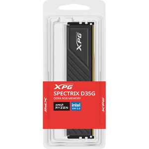Memorie desktop ADATA XPG Spectrix D35G RGB, 8GB DDR4, 3600MHz, CL18, AX4U36008G18I-SBKD35G Memorie desktop ADATA XPG Spectrix D35G RGB, 8GB DDR4, 3600MHz, CL18, AX4U36008G18I-SBKD35G