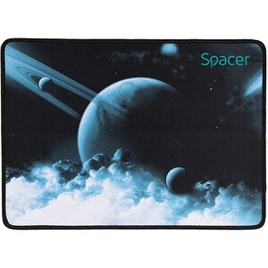 Mouse Pad Gaming SPACER SP-PAD-GAME-M-PICT, negru-albastru Mouse Pad Gaming SPACER SP-PAD-GAME-M-PICT, negru-albastru