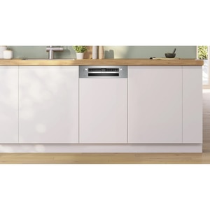 Masina de spalat vase semi-incorporabila BOSCH SPI4EMS17E, 10 seturi, 6 programe, 45 cm, Clasa B, inox Masina de spalat vase semi-incorporabila BOSCH SPI4EMS17E, 10 seturi, 6 programe, 45 cm, Clasa B, inox
