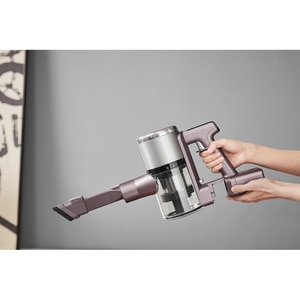Aspirator vertical EUREKA AK10 PRO, 0.65l, 29.6V, autonomie max 60min, iluminare LED, mov-argintiu Aspirator vertical EUREKA AK10 PRO, 0.65l, 29.6V, autonomie max 60min, iluminare LED, mov-argintiu