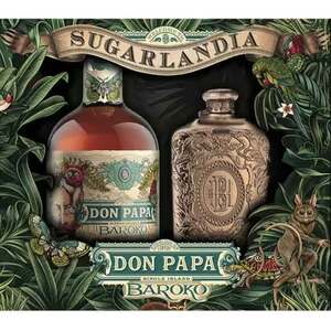 Set Rom Don Papa Baroko Sugarlandia, 0.7L + hipflask Set Rom Don Papa Baroko Sugarlandia, 0.7L + hipflask