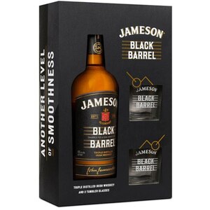 Set Whisky Jameson Black Barrel 0.7L + 2 pahare Set Whisky Jameson Black Barrel 0.7L + 2 pahare