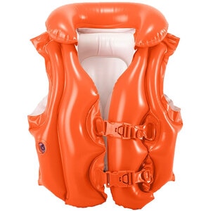 Vesta inot INTEX Deluxe 58671EU, portocaliu Vesta inot INTEX Deluxe 58671EU, portocaliu
