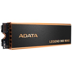 Solid-State Drive (SSD) ADATA Legend 960 Max, 1TB, PCI Express 4.0 x4, M.2, ALEG-960M-1TCS Solid-State Drive (SSD) ADATA Legend 960 Max, 1TB, PCI Express 4.0 x4, M.2, ALEG-960M-1TCS