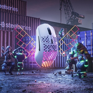 Mouse Gaming Wireless STEELSERIES Aerox 3, 18000 dpi, Snow Mouse Gaming Wireless STEELSERIES Aerox 3, 18000 dpi, Snow