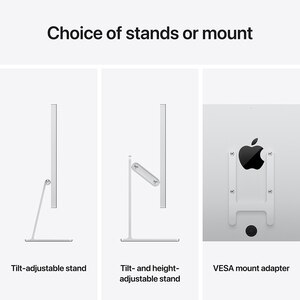 Monitor APPLE Studio Display mfey4z/a, 27" 5K Retina, WebCam 12MP, Standard Glass, VESA Mount Adapter (Stand not included), argintiu Monitor APPLE Studio Display mfey4z/a, 27" 5K Retina, WebCam 12MP, Standard Glass, VESA Mount Adapter (Stand not included), argintiu