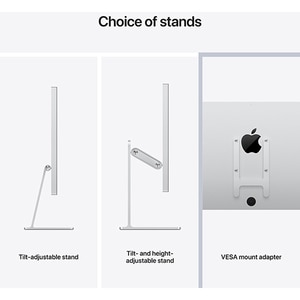 Monitor APPLE Studio Display myjf3z/a, 27" 5K Retina, WebCam 12MP, Standard Glass, Tilt and Height Adjustable Stand, argintiu Monitor APPLE Studio Display myjf3z/a, 27" 5K Retina, WebCam 12MP, Standard Glass, Tilt and Height Adjustable Stand, argintiu