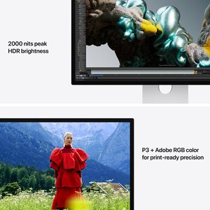 Monitor APPLE Studio Display XDR mfel4rc/a, 27" 5K Retina, WebCam 12MP, Standard Glass, Tilt and Height Adjustable Stand, argintiu Monitor APPLE Studio Display XDR mfel4rc/a, 27" 5K Retina, WebCam 12MP, Standard Glass, Tilt and Height Adjustable Stand, argintiu