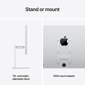 Monitor APPLE Studio Display XDR mfep4z/a, 27" 5K Retina, WebCam 12MP, Nano-Texture Glass, Tilt and Height Adjustable Stand, argintiu Monitor APPLE Studio Display XDR mfep4z/a, 27" 5K Retina, WebCam 12MP, Nano-Texture Glass, Tilt and Height Adjustable Stand, argintiu