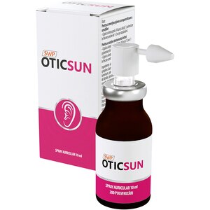 Spray auricular Oticsun, 10 ml, SUN WAVE Spray auricular Oticsun, 10 ml, SUN WAVE