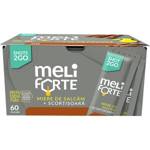 Miere de salcam si scortisoara, 60 plicuri, 600 g, MELIFORTE Miere de salcam si scortisoara, 60 plicuri, 600 g, MELIFORTE