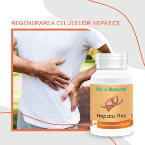 Supliment alimentar Hepato Flex, 30 capsule, REVO NATURAL Supliment alimentar Hepato Flex, 30 capsule, REVO NATURAL