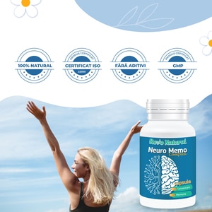 Supliment alimentar Neuro Memo Complex, 60 capsule, REVO NATURAL Supliment alimentar Neuro Memo Complex, 60 capsule, REVO NATURAL
