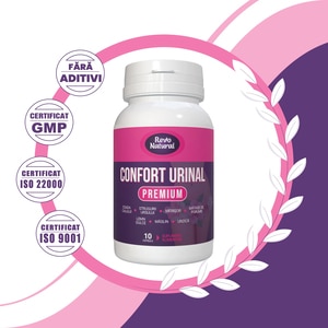 Supliment alimentar Confort Urinal Premium, 10 capsule, REVO NATURAL Supliment alimentar Confort Urinal Premium, 10 capsule, REVO NATURAL