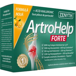 Supliment Artrohelp Forte, 28 plicuri, ZENYTH Supliment Artrohelp Forte, 28 plicuri, ZENYTH