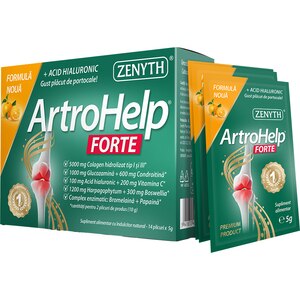 Supliment Artrohelp Forte, 14 plicuri, ZENYTH Supliment Artrohelp Forte, 14 plicuri, ZENYTH