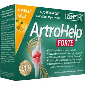 Supliment Artrohelp Forte, 14 plicuri, ZENYTH Supliment Artrohelp Forte, 14 plicuri, ZENYTH