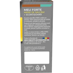 Pachet 2 x Miere de salcam si scortisoara x 12 plicuri, 240 g, MELIFORTE Pachet 2 x Miere de salcam si scortisoara x 12 plicuri, 240 g, MELIFORTE