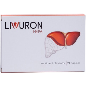 Supliment Livuron Hepa, 24 capsule, NATURPHARMA Supliment Livuron Hepa, 24 capsule, NATURPHARMA