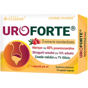 Supliment UroForte, 10 capsule, COSMO PHARM Supliment UroForte, 10 capsule, COSMO PHARM