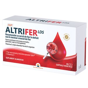 Supliment alimentar Altrifer LDS, 30 capsule, SUN WAVE PHARMA Supliment alimentar Altrifer LDS, 30 capsule, SUN WAVE PHARMA