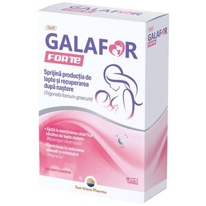 Supliment alimentar Galafor Forte, 30 capsule, SUN WAVE PHARMA Supliment alimentar Galafor Forte, 30 capsule, SUN WAVE PHARMA