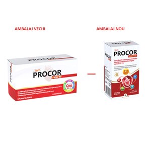 Supliment alimentar Procor Forte, 30 capsule, SUN WAVE PHARMA Supliment alimentar Procor Forte, 30 capsule, SUN WAVE PHARMA