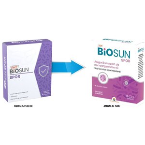 Supliment alimentar Biosun Spor, 15 capsule, SUN WAVE PHARMA Supliment alimentar Biosun Spor, 15 capsule, SUN WAVE PHARMA