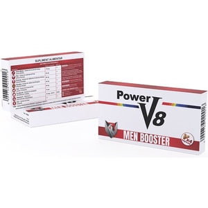 Supliment alimentar Power V8 Men Booster, 4 capsule, BOOST4LIFE Supliment alimentar Power V8 Men Booster, 4 capsule, BOOST4LIFE