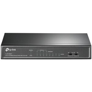Switch TP-LINK TL-SF1008LP, 8 porturi RJ45 10/100 Mbps, negru Switch TP-LINK TL-SF1008LP, 8 porturi RJ45 10/100 Mbps, negru