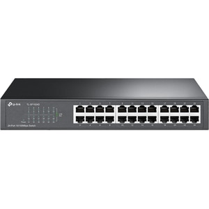 Switch TP-LINK TL-SF1024D, 24 porturi RJ45 10/100 Mbps, negru Switch TP-LINK TL-SF1024D, 24 porturi RJ45 10/100 Mbps, negru